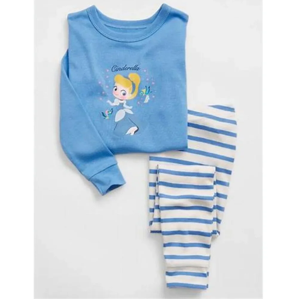 Gap Kids Disney Cinderella 100% Organic Cotton PJ Set